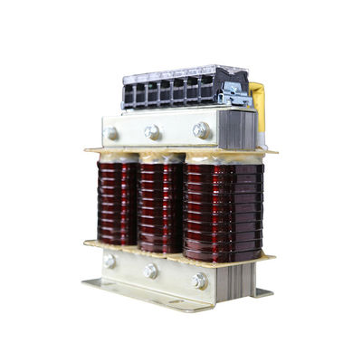 Output AC Reaktor Tiga Fasa 7.5KW 10A 10Kvar Aluminium Tembaga