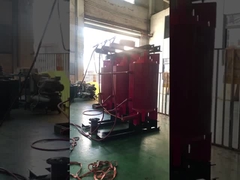 Uji Impulsi Petir 250KVA tipe kering Zig Zag grounding trafo 34,5KV