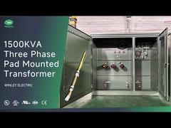 1500kva tiga fase pad dipasang trafo UL terdaftar