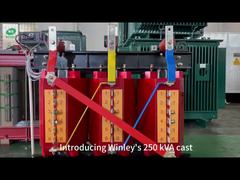 Transformator Kumparan Cor 250kva Tipe Kering 400v Transformator Distribusi Listrik Resin Cor